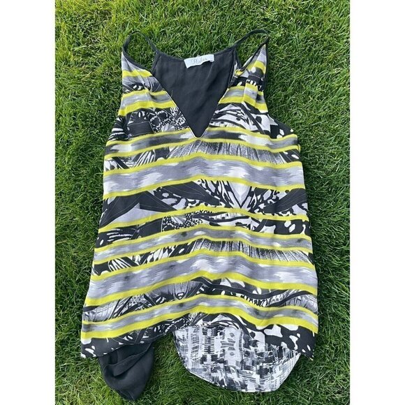 Parker Womens Silk Print Sleeveless Camisole Top Blouse Small - Picture 1 of 5